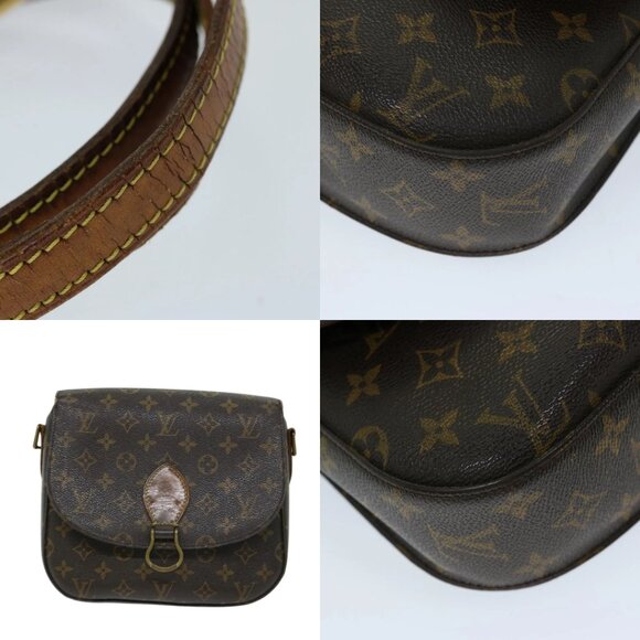 LOUIS VUITTON Monogram Saint Cloud GM Shoulder Bag M51242 LV Auth 68992 - Picture 13 of 14